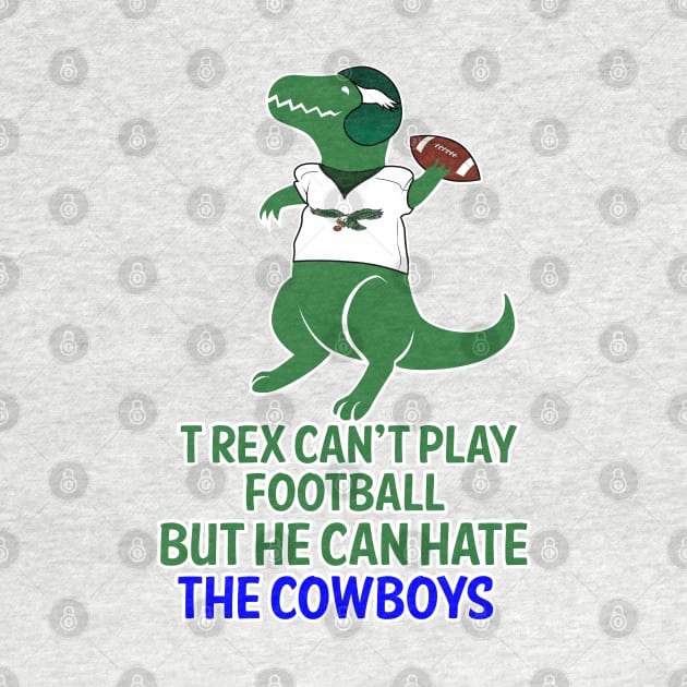 T Rex Hates Cowboys by generationtees